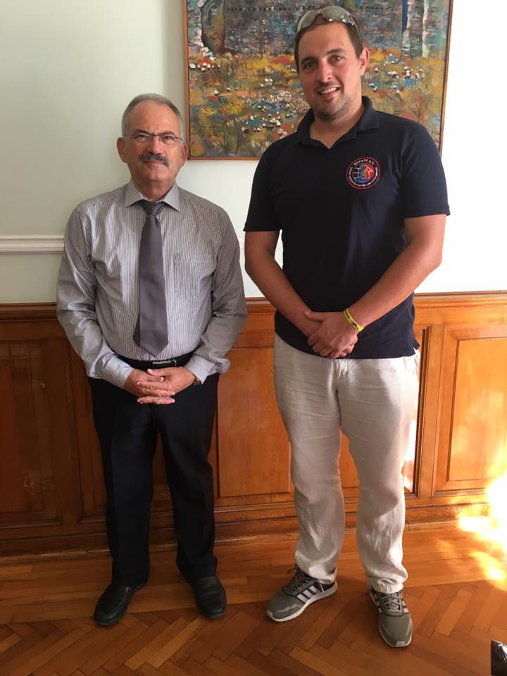 With Limassol Mayor