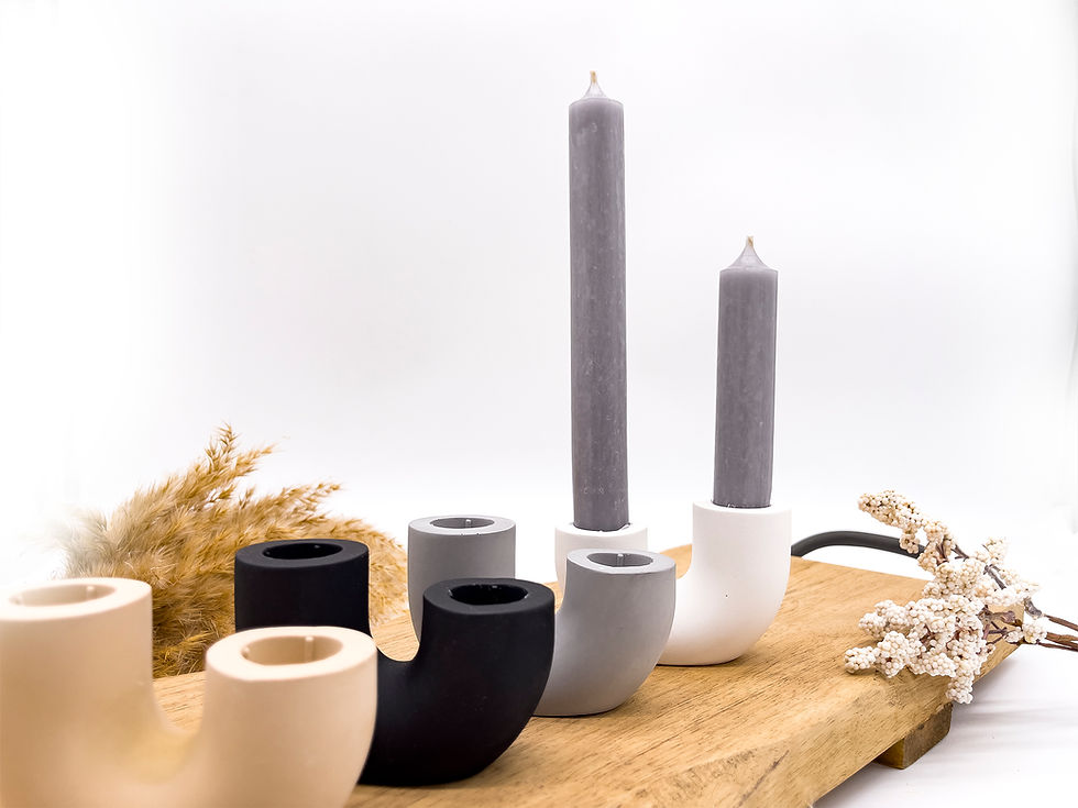 Miniaturbild: Kerzenständer U-Form | Beton