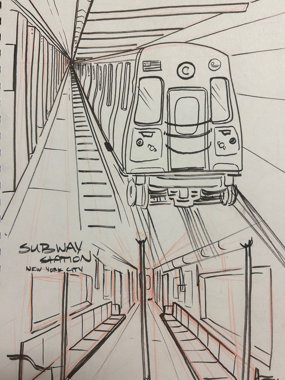 Subway. 8/12/2023.
