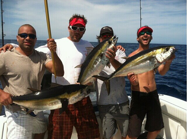 Sarasota fishing - triple tuna