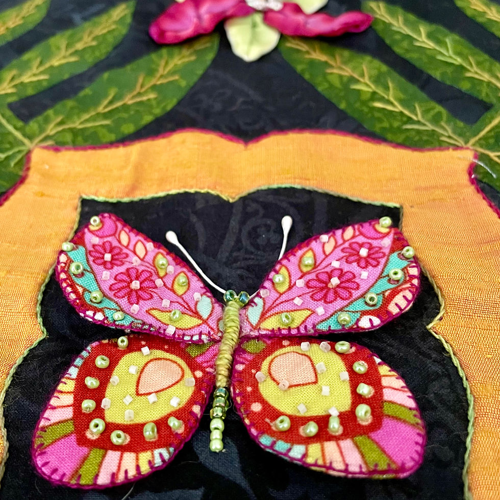 Thumbnail: Woodland Reverie—Butterfly and Trillium Pattern and Kit