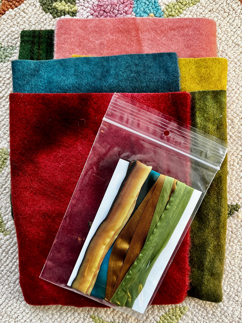 Thumbnail: Baltimore Fraktur Wool Kit—Colorway #2