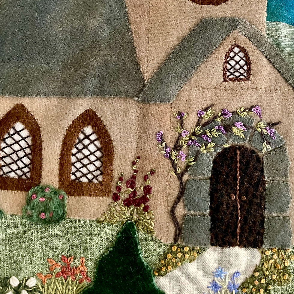 Thumbnail: Village Wanderings—Seaside Chapel Center Medallion: Digital Pattern