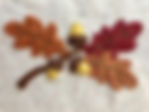 oak leaves and acorns