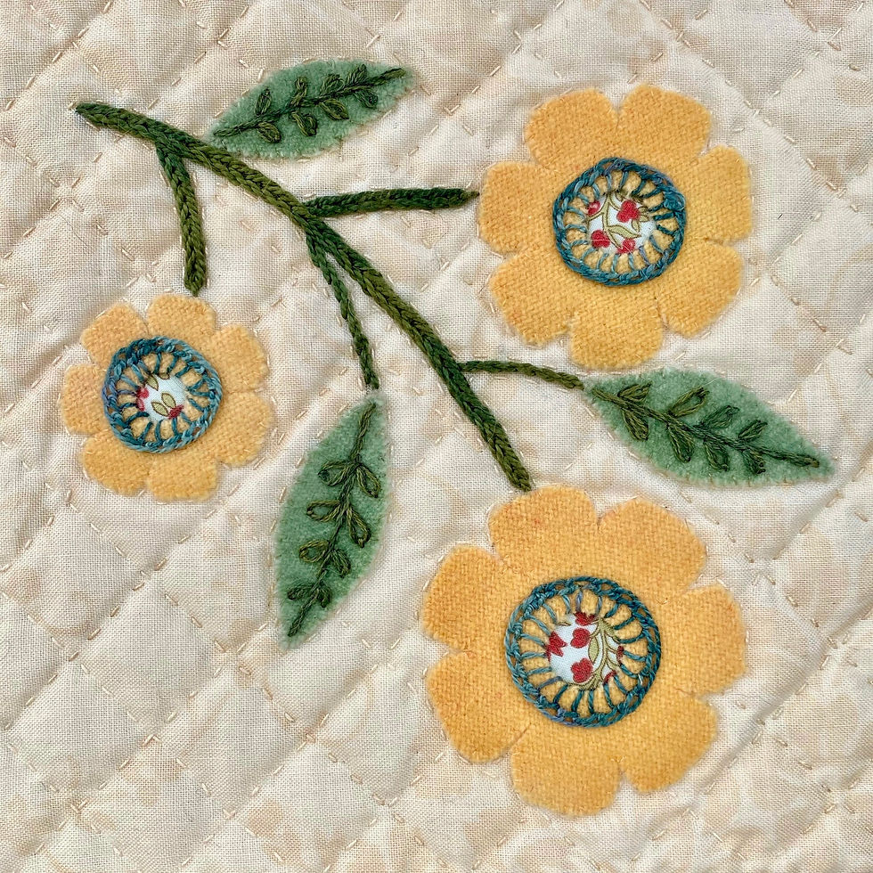 Thumbnail: Hopeful Flowers Wall Hanging Digital Pattern