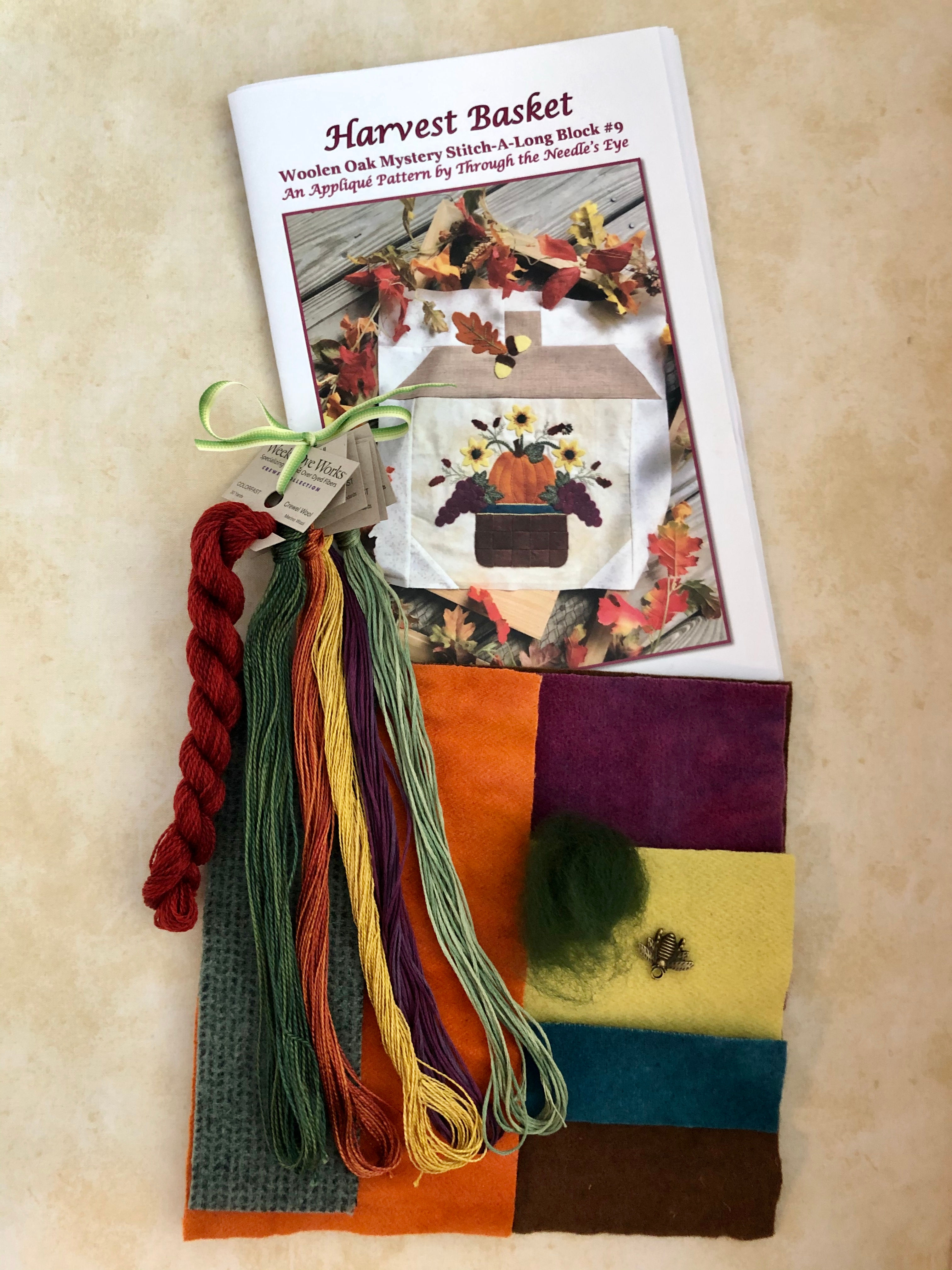 Harvest Basket Wool and Thread Kit