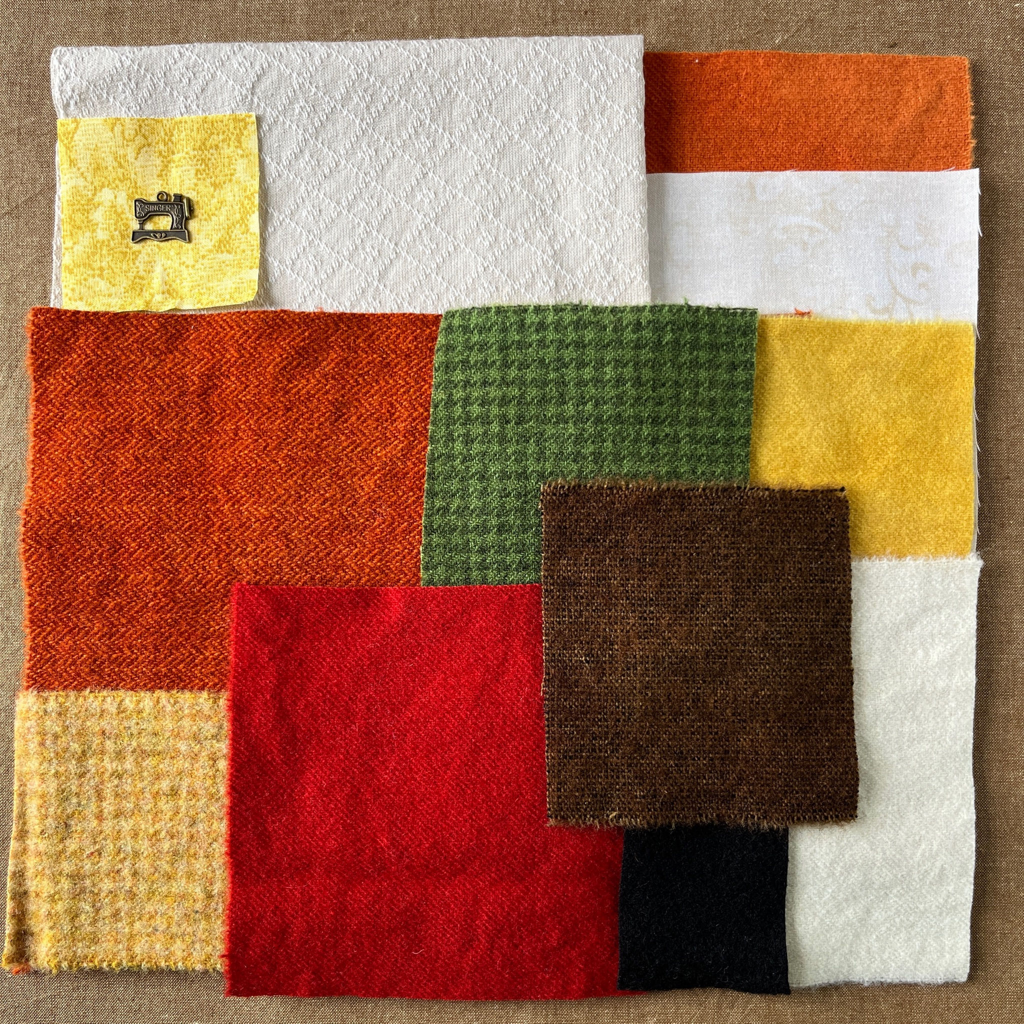 Quilter Treat Wool Kit with Embellishment