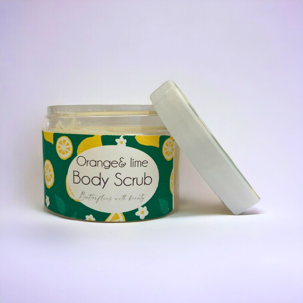 Sweet Orange & Lime Body Scrub (120ml)