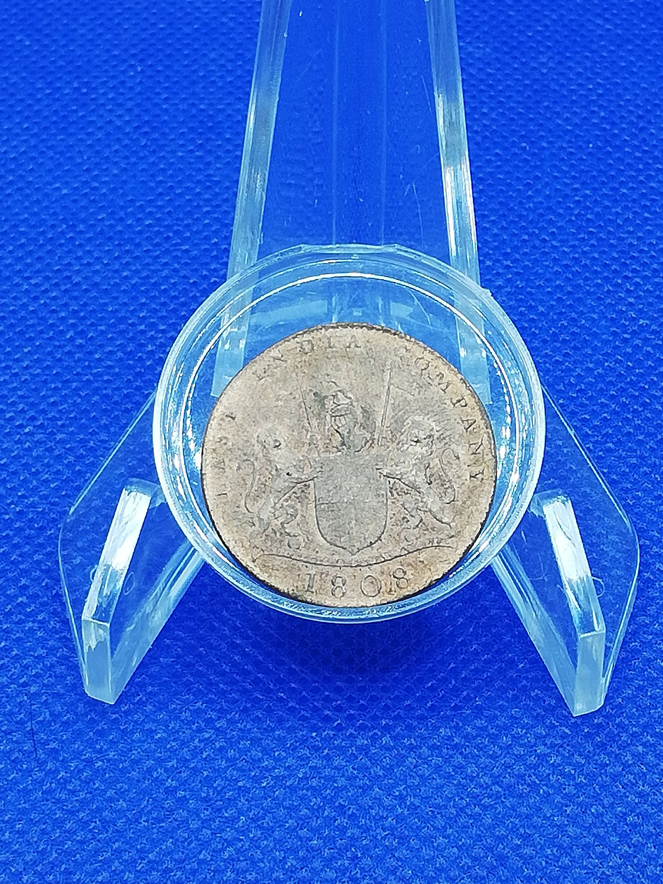 1808 East India Company (X Ten Cash) Shipwreck Recovered Coin