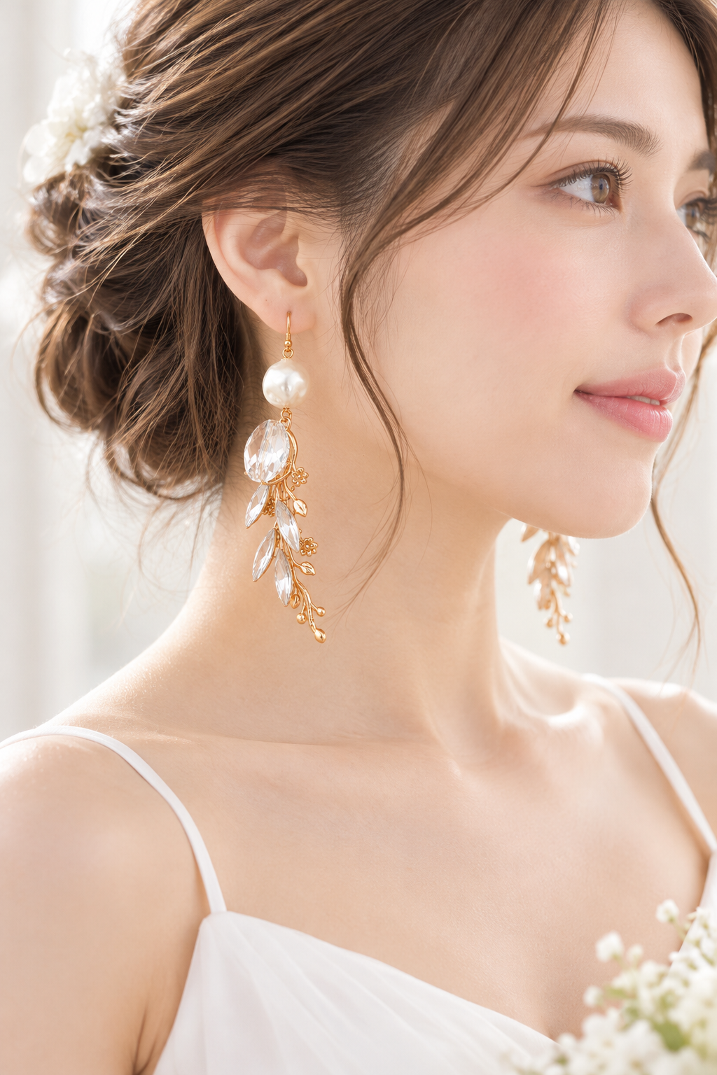 boucles d'oreilles mariage bohème
