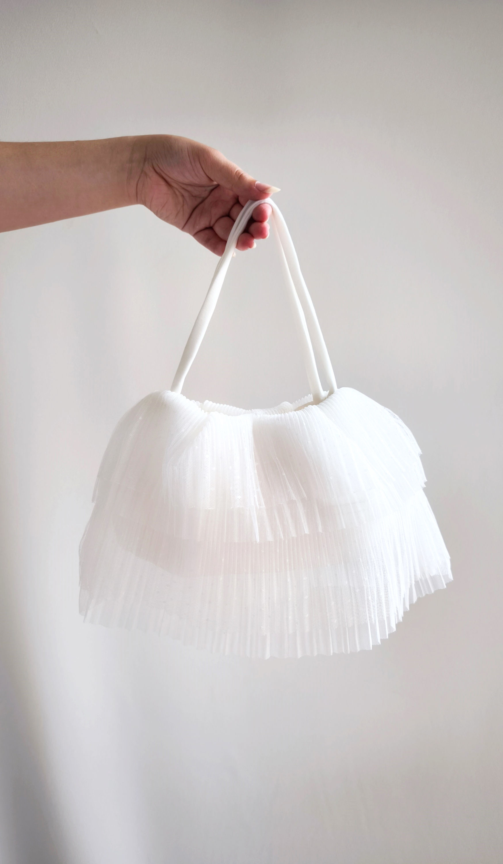 Pochette mariage ivoire dentelle romantique