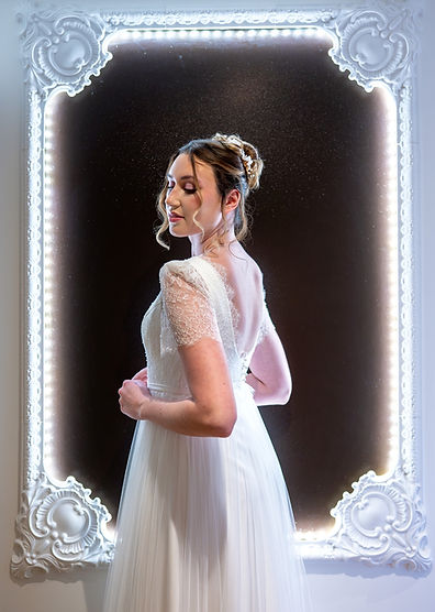 robe de mariée sur-mesure Chantilly, Oise