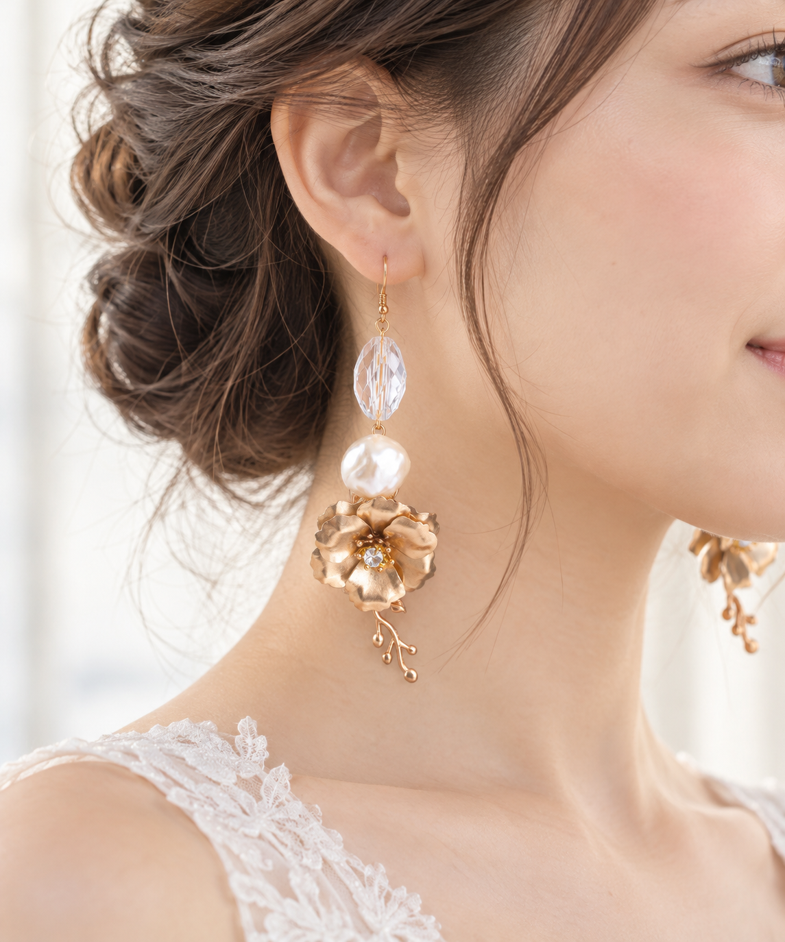 boucles d'oreilles mariage bohème