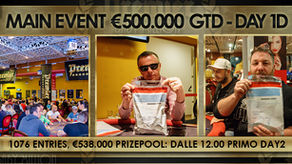 1.076 entries, 557 qualificati ai Day2