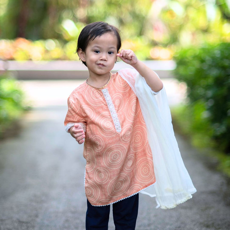 Thumbnail: Coral Pink Kurti