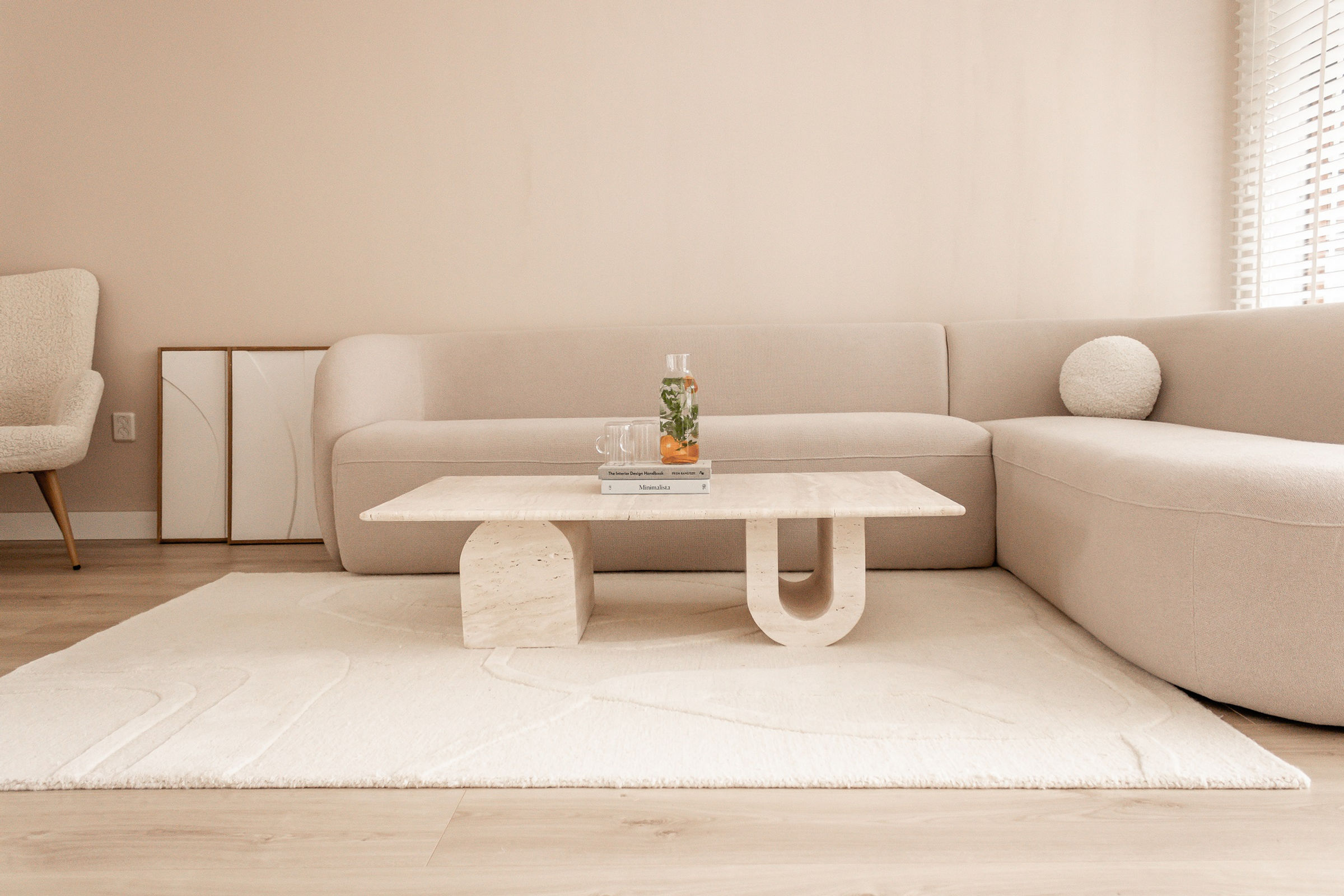 Travertine Coffee Table Vernio