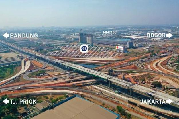 Lokasi Sangat Strategis Diapit Oleh Berbagai Ruas Toll dan Berada Tepat di Interchange Toll JORR II