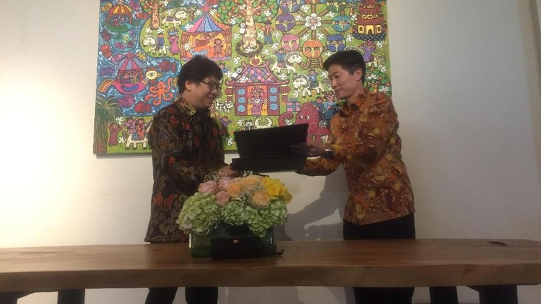 Kerja sama antara Vasanta dan GS E&C Co. Ltd diresmikan dengan penandatanganan kerja sama (joint venture) proyek terbaru/ Foto: Suzi Rizqi Lestari/detikcom
