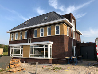 Nieuwbouw 2-1kapwoningen te Stiens