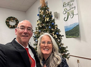 Rev., Dr. Laura Saffell and her husband, Jarrett 