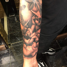 Realistic tattoos, best London tattooist, sleeve tattoos, London tattoo