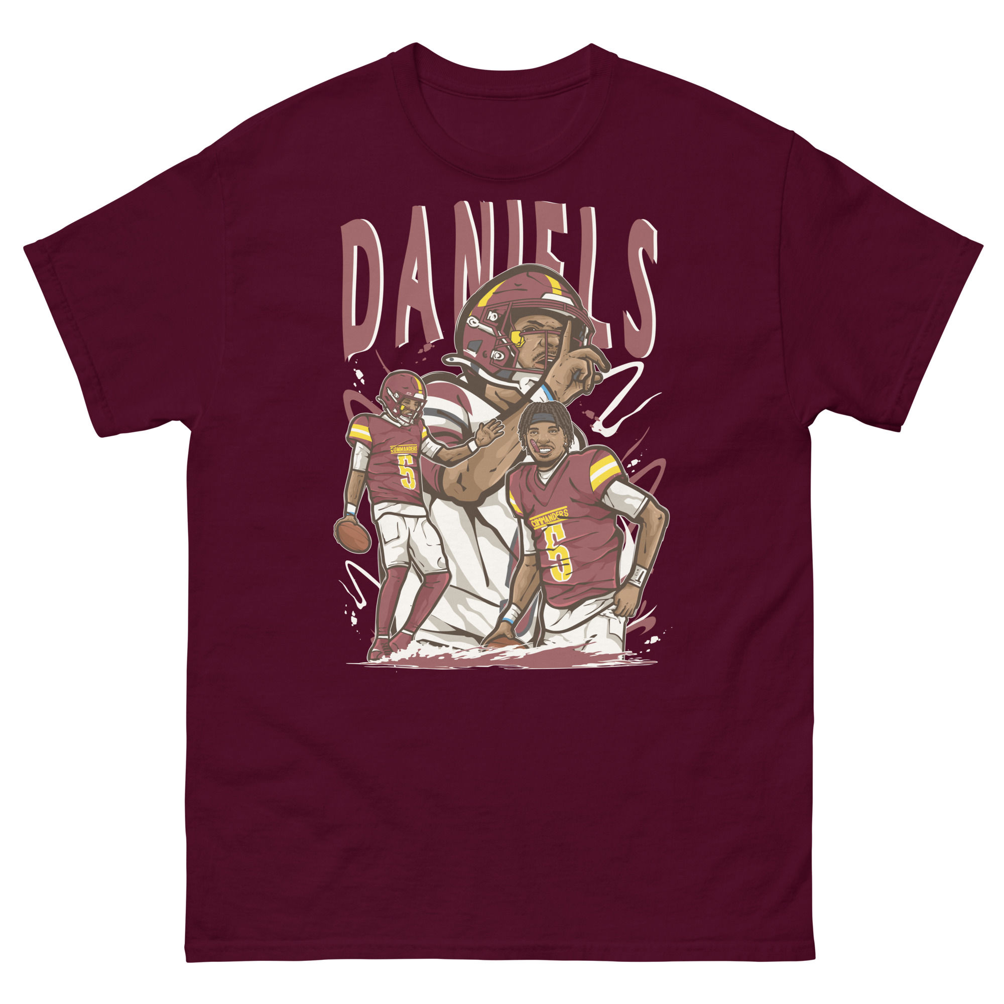Jayden Daniels Cartoon T-Shirt