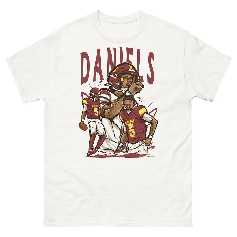 Thumbnail: Jayden Daniels Cartoon T-Shirt