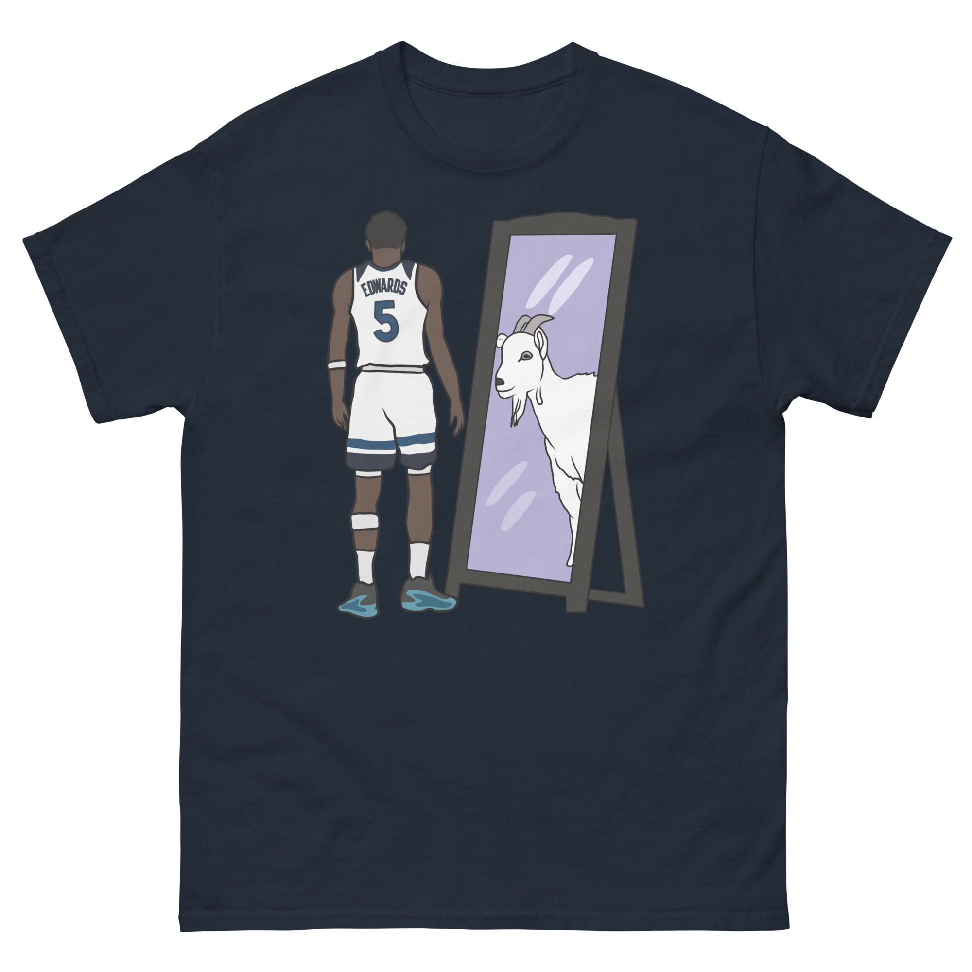 Anthony Edwards Mirror GOAT T-Shirt