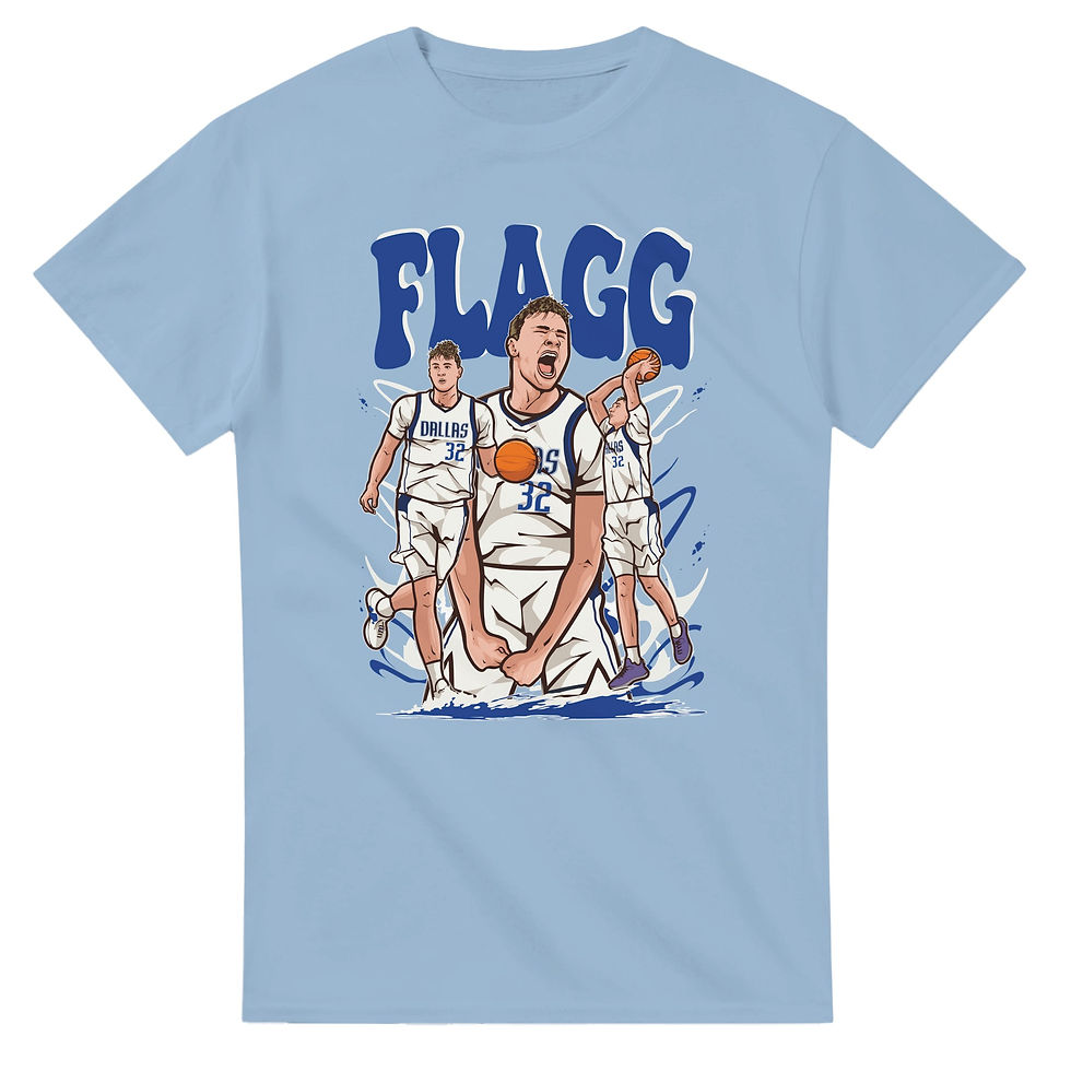 Thumbnail: Cooper Flagg Cartoon Style T-Shirt
