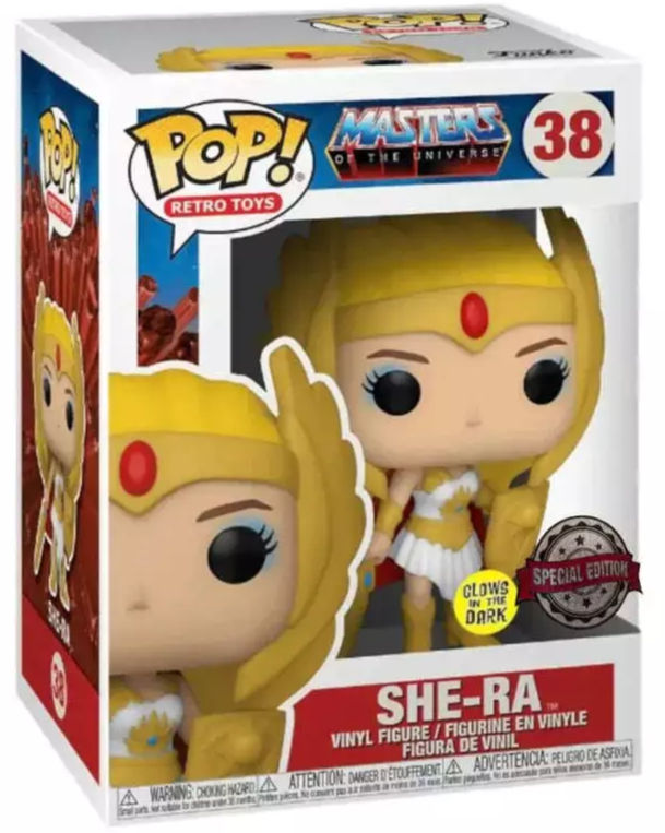 SHE-RA - MASTERS OF THE UNIVERSE - FUNKO POP - #38 GITD SPECIAL EDITION