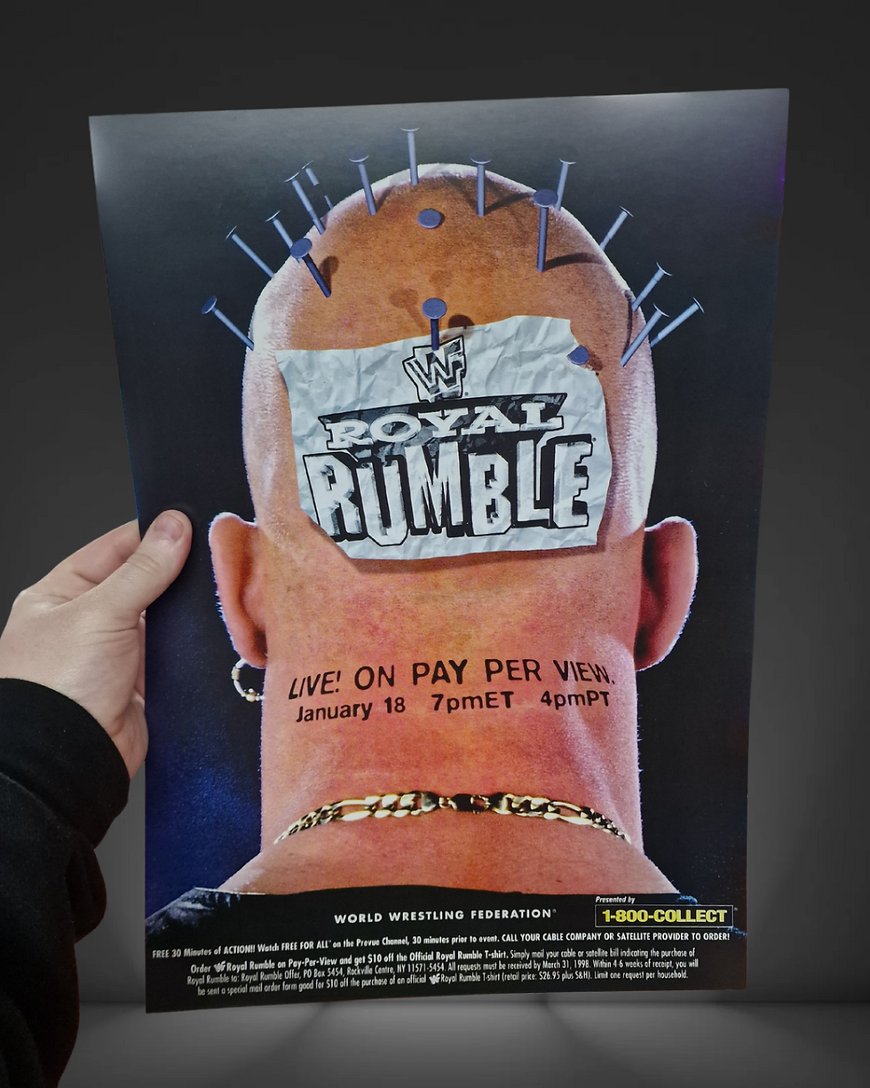 ROYAL RUMBLE 1998 - WWF - A3 POSTER PRINT