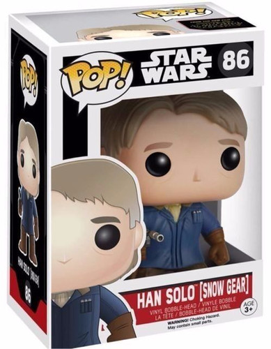 Funko Pop Star Wars Han Solo Figure - 3.75 Inch Collectible From Original Trilogy With Harrison Ford Likeness