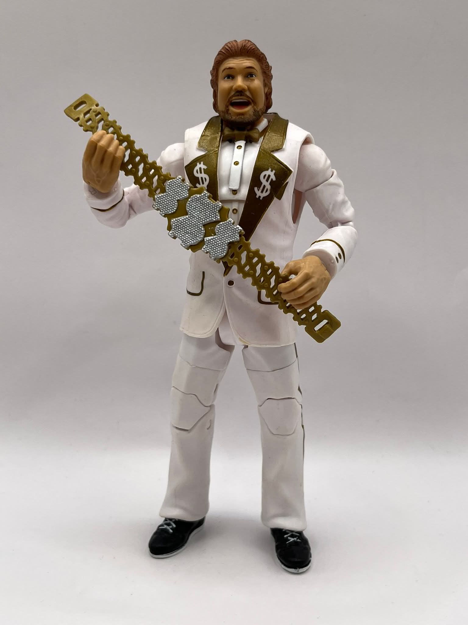 "MILLION DOLLAR MAN" TED DIBIASE (CHASE) - WWE - ELITE LEGENDS SERIES 20 - LOOSE