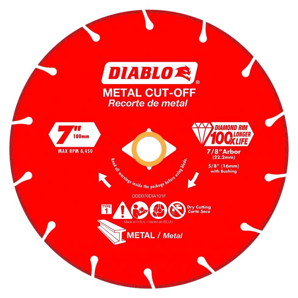 Diablo 7 inch Diamond Metal Cut-Off Blade