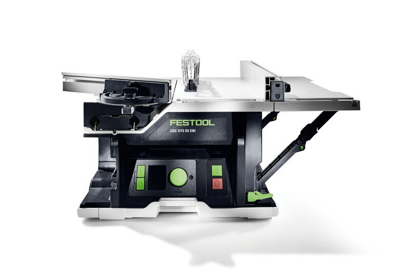 Thumbnail: Festool Cordless Table Saw with Underframe and Energy Set CSC SYS 50 EBI-Set