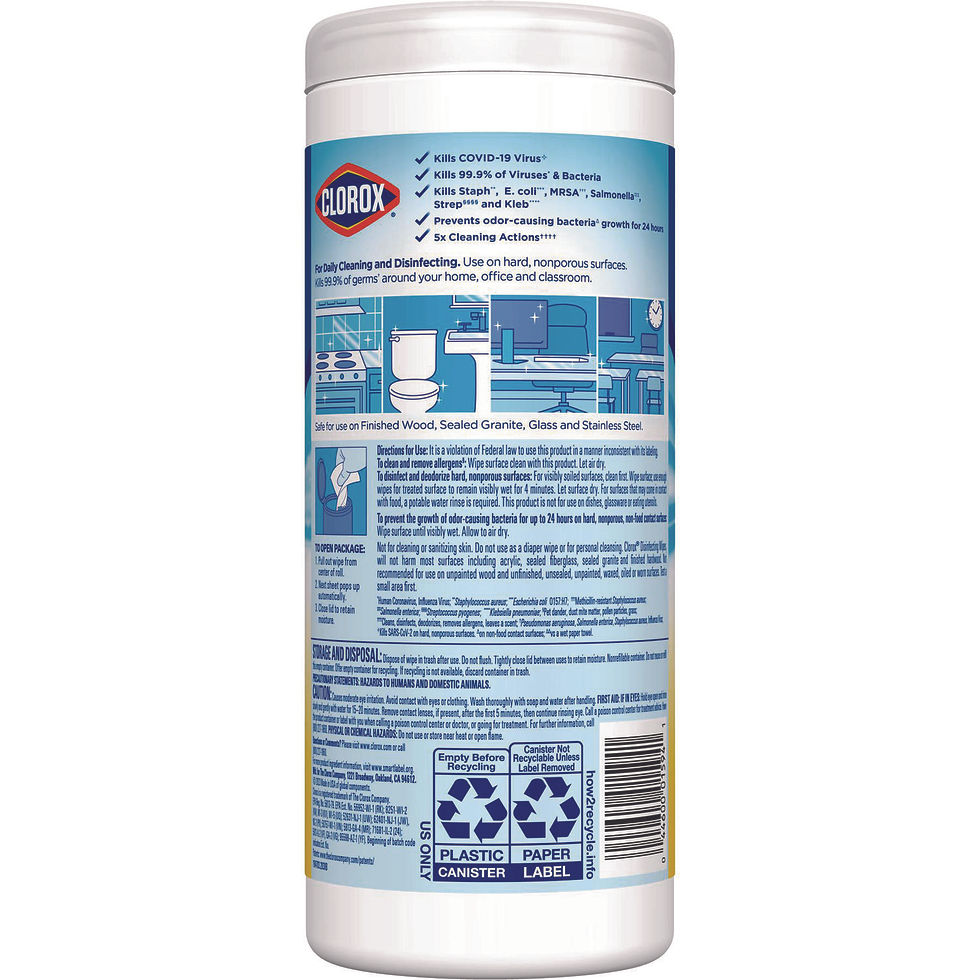 Thumbnail: Clorox Disinfecting Wipes, Bleach Free Cleaning Wipes