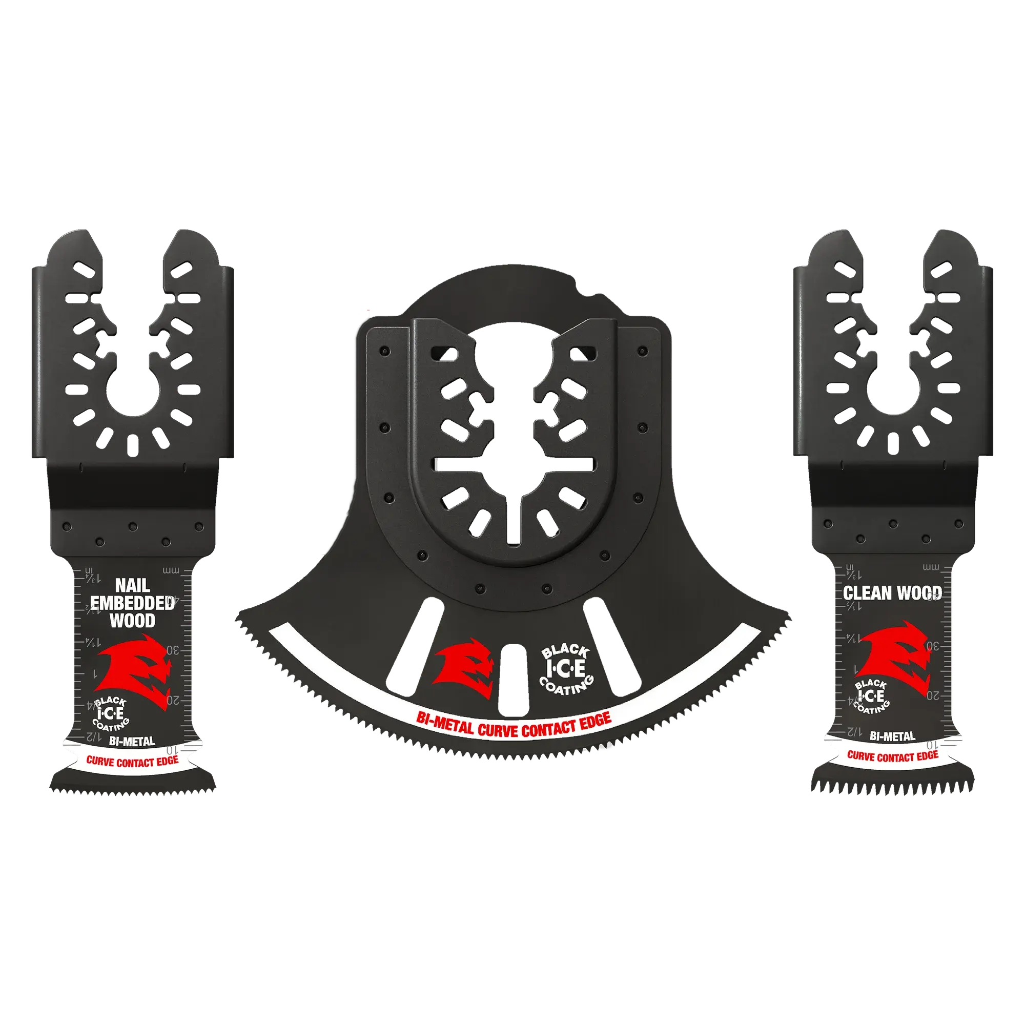 Diablo 3 Piece Universal Fit Bi-Metal Oscillating Blade Set
