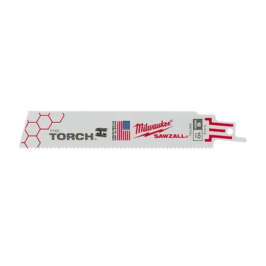 Milwaukee 6" 14 TPI Torch Sawzall Blade - 5 per pack