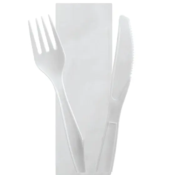 Nception 3 Piece White Cutlery Set