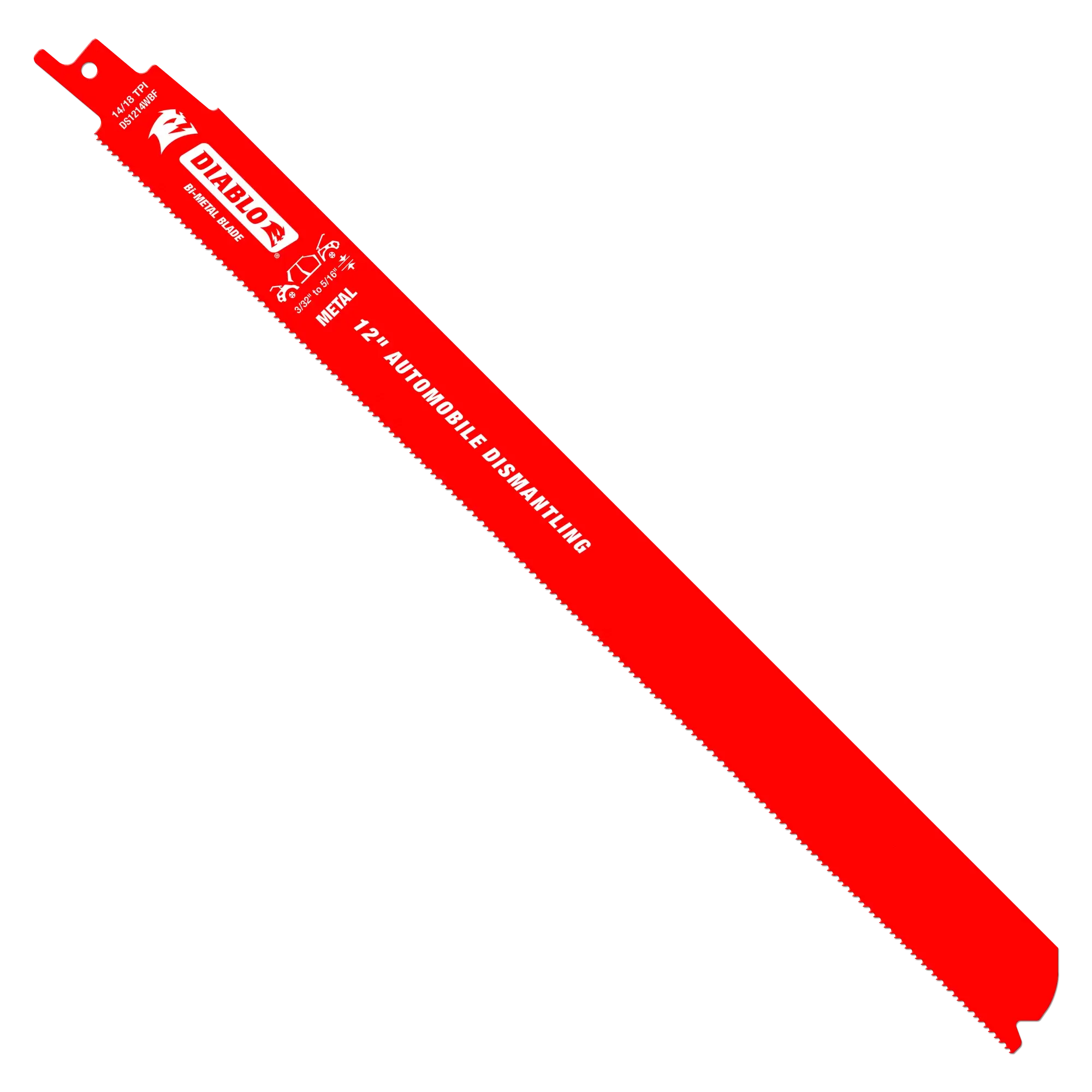 Diablo 12 inch Bi-Metal Reciprocating Blade for Auto-Dismantling