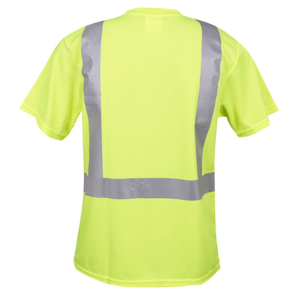 Thumbnail: Cor-Brite™ Class II T-Shirt Crew Neck, One Front Pocket #V411