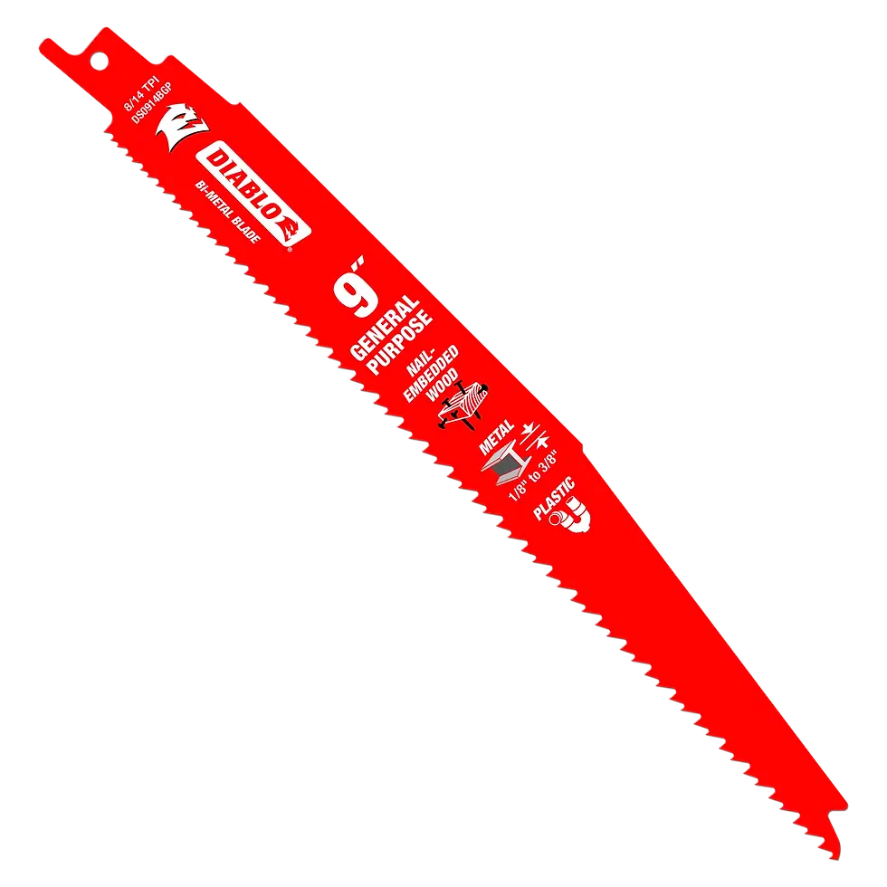 Diablo 9 inch Bi-Metal Reciprocating Blade