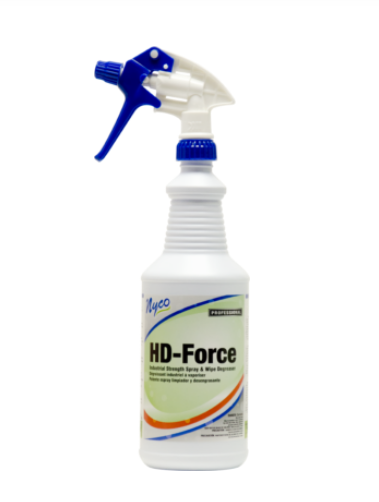 Nyco HD-Force Heavy Duty Spray and Wipe RTU Degreaser