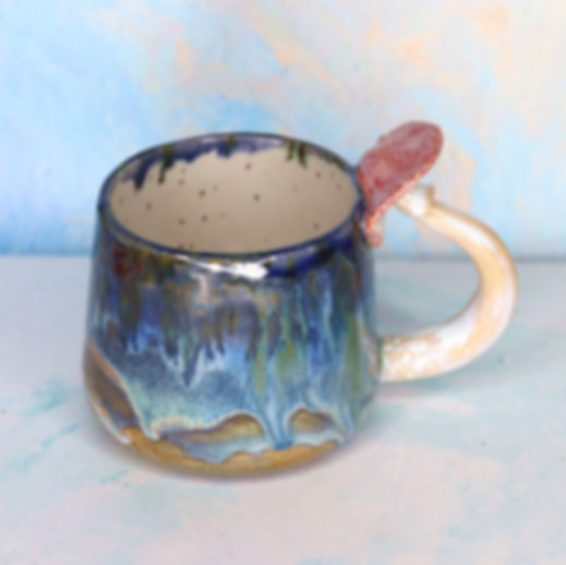 Mushroom Mug - Midnight Rain