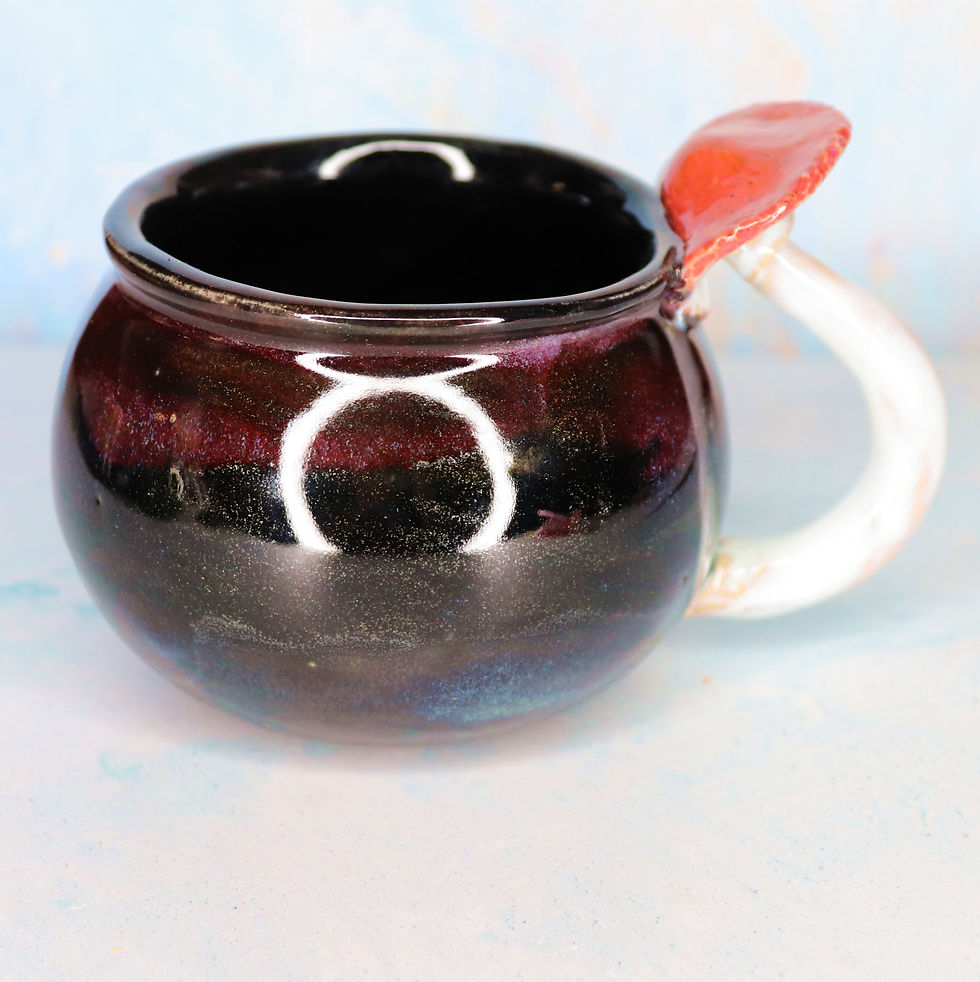Thumbnail: Mushroom Cauldron Mug - Witching Hour