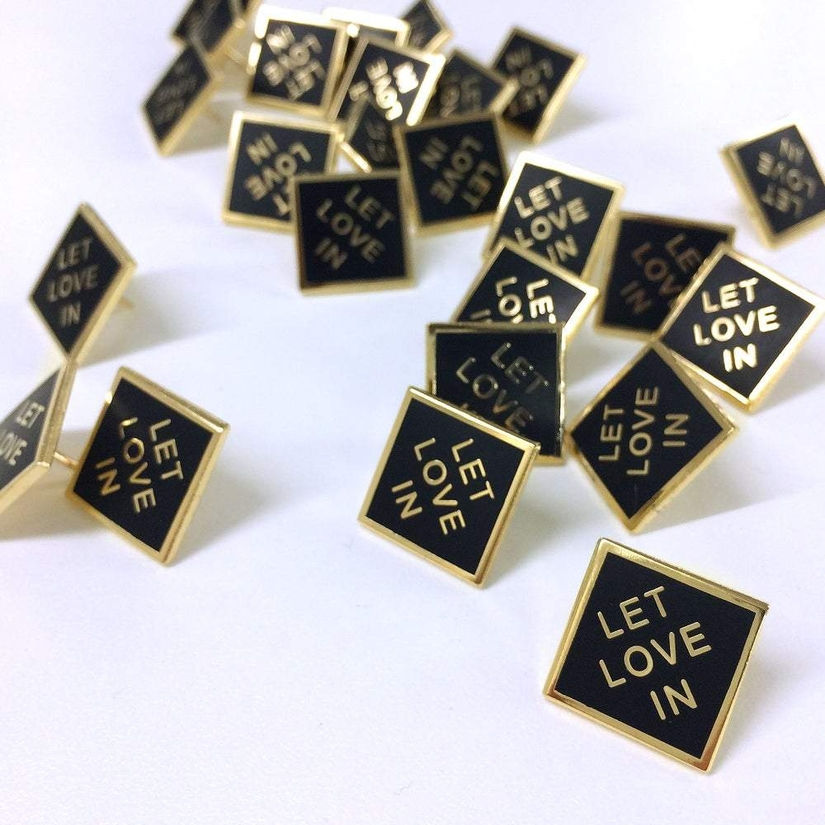 Let Love In Pin