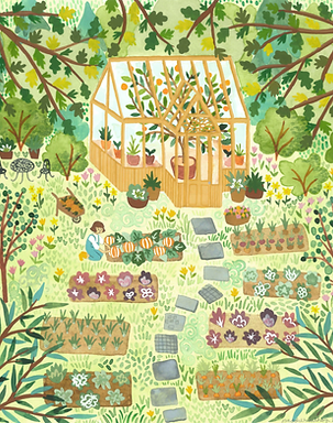 Summer Greenhouse Print