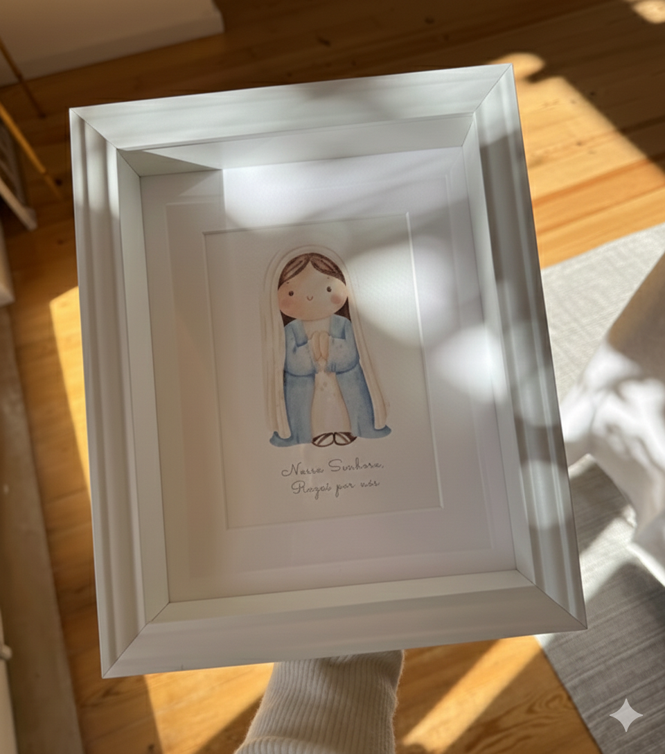 Miniatura: Ilustração • Nossa Senhora Infantil
