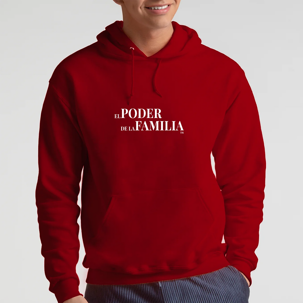 Thumbnail: Hoodie – Heat Transfer (Spanish) - The Power of Family