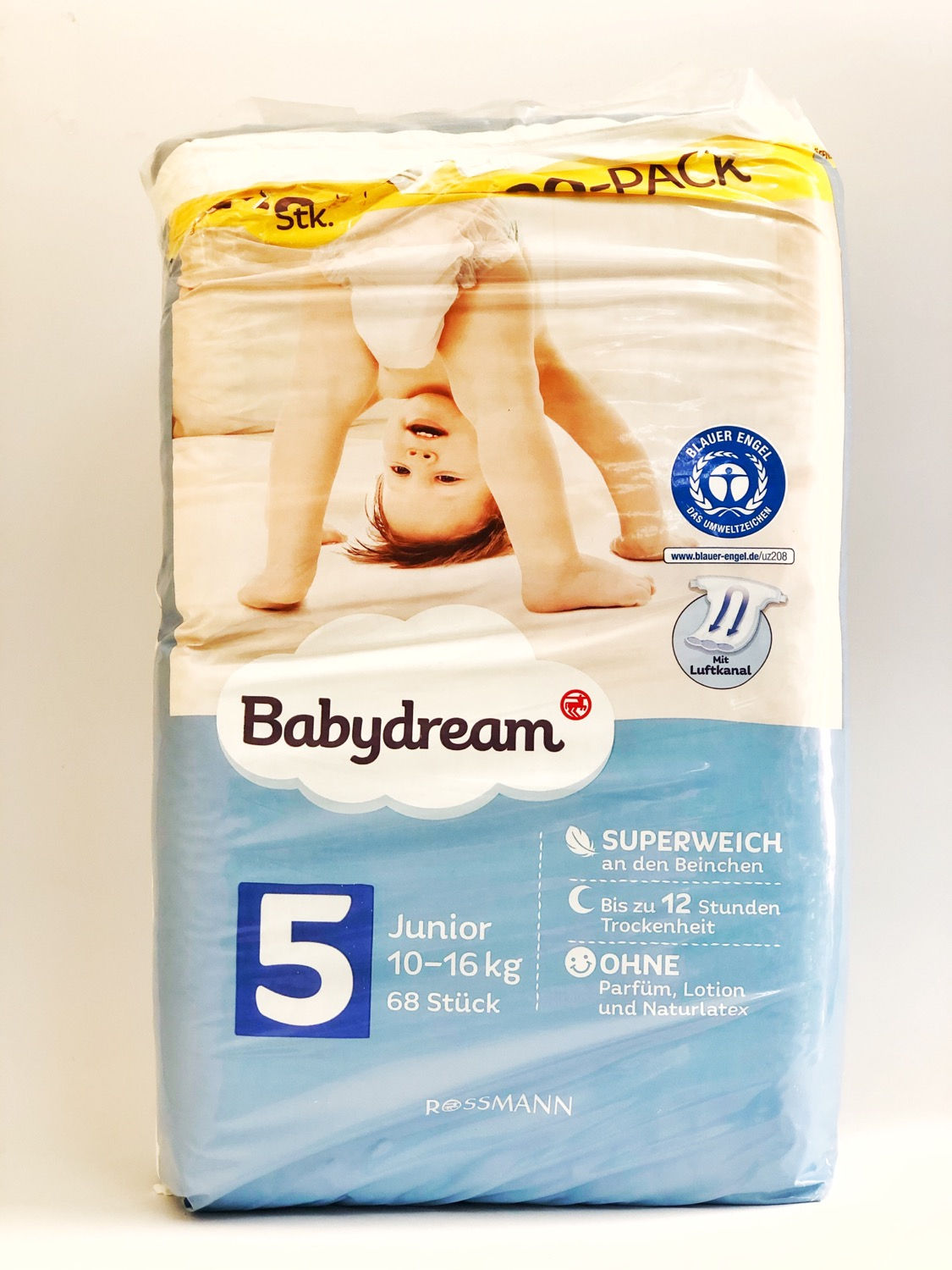 Babydream памперсы 5 размер ( 68 шт )